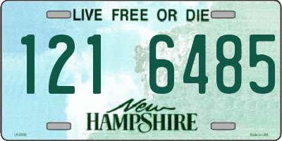 NH license plate 1216485
