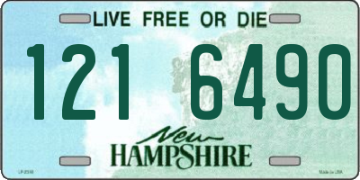 NH license plate 1216490