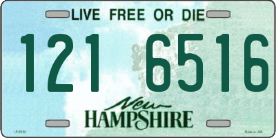 NH license plate 1216516