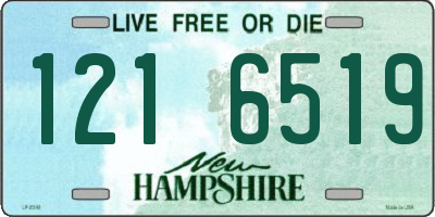 NH license plate 1216519