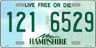 NH license plate 1216529