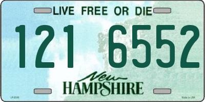 NH license plate 1216552