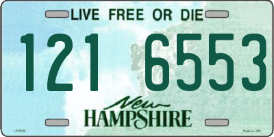 NH license plate 1216553