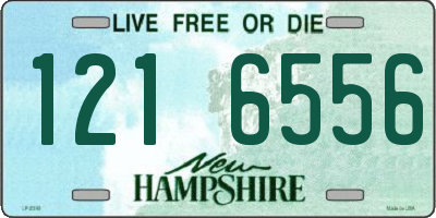 NH license plate 1216556