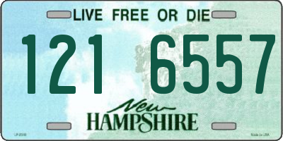 NH license plate 1216557