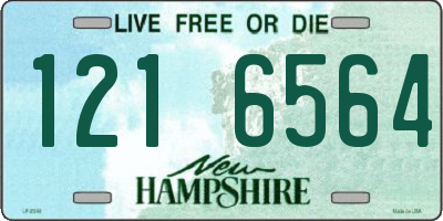 NH license plate 1216564