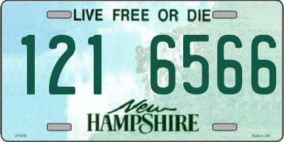 NH license plate 1216566