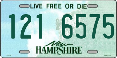 NH license plate 1216575
