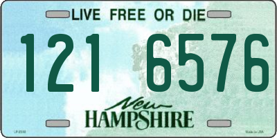 NH license plate 1216576