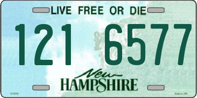 NH license plate 1216577