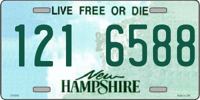 NH license plate 1216588