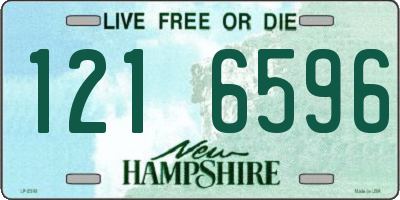 NH license plate 1216596