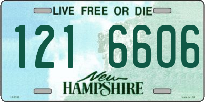 NH license plate 1216606