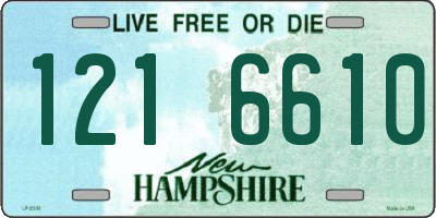 NH license plate 1216610