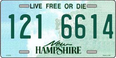 NH license plate 1216614