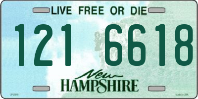 NH license plate 1216618