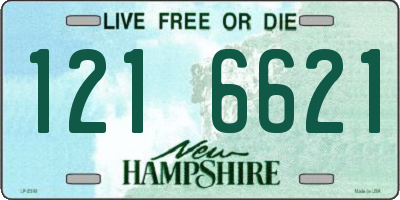 NH license plate 1216621
