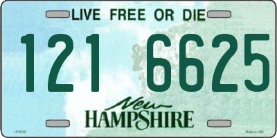 NH license plate 1216625