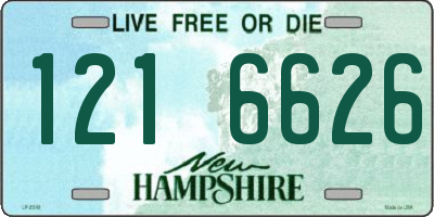 NH license plate 1216626
