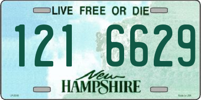 NH license plate 1216629