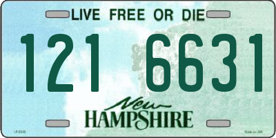 NH license plate 1216631
