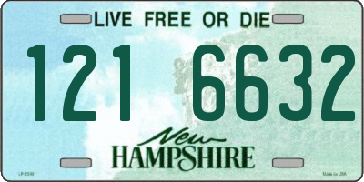 NH license plate 1216632