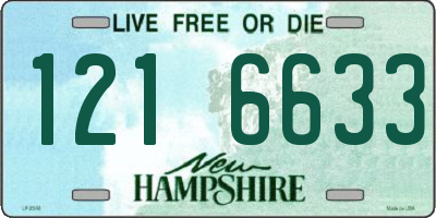 NH license plate 1216633