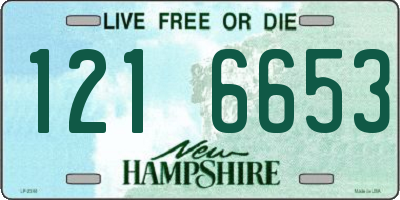 NH license plate 1216653