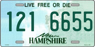 NH license plate 1216655