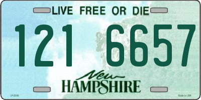 NH license plate 1216657