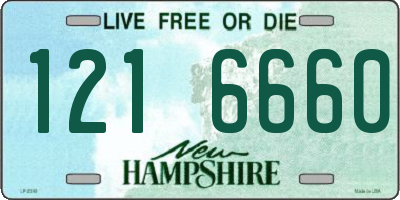NH license plate 1216660