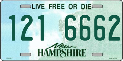 NH license plate 1216662