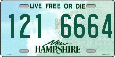 NH license plate 1216664