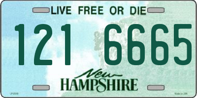 NH license plate 1216665