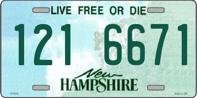 NH license plate 1216671