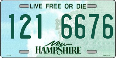 NH license plate 1216676