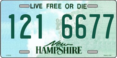 NH license plate 1216677