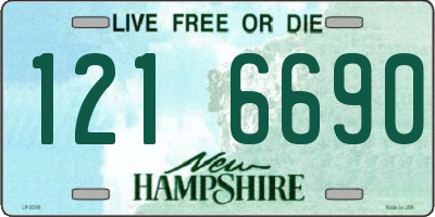 NH license plate 1216690
