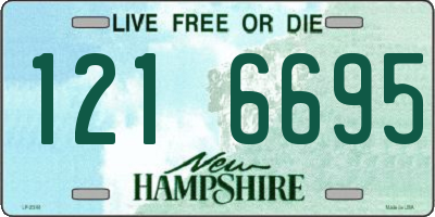 NH license plate 1216695