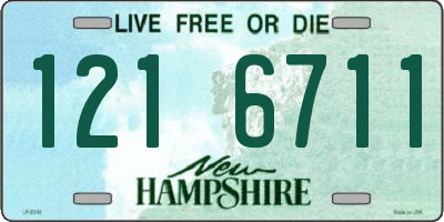 NH license plate 1216711