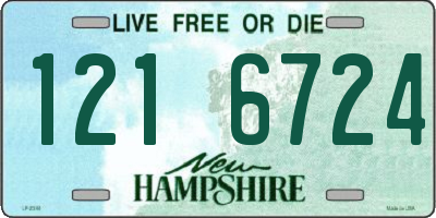 NH license plate 1216724