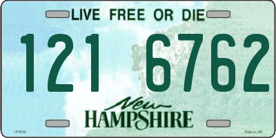 NH license plate 1216762