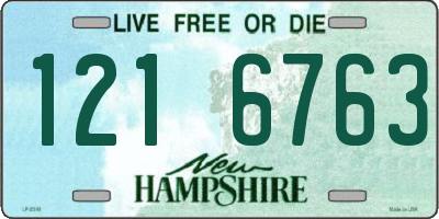 NH license plate 1216763