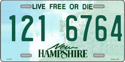 NH license plate 1216764