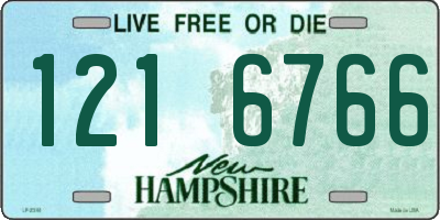 NH license plate 1216766