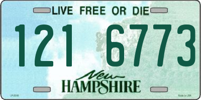 NH license plate 1216773