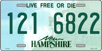 NH license plate 1216822