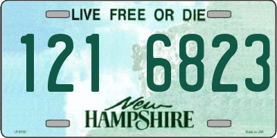 NH license plate 1216823