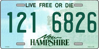 NH license plate 1216826