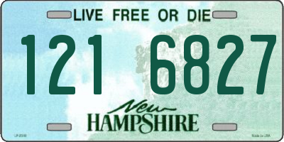 NH license plate 1216827
